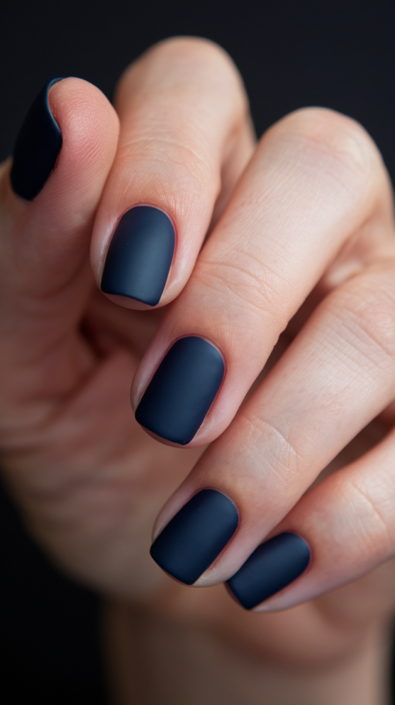 Matte Navy – Matte navy blue for a sophisticated, chic look