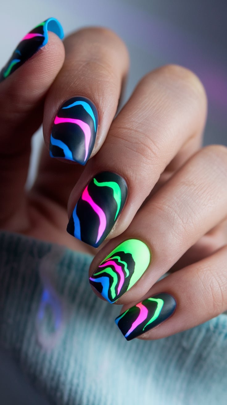 Iconic 90s Nostalgia Nail Art Designs: Bold, Fun, and Totally Retro ...